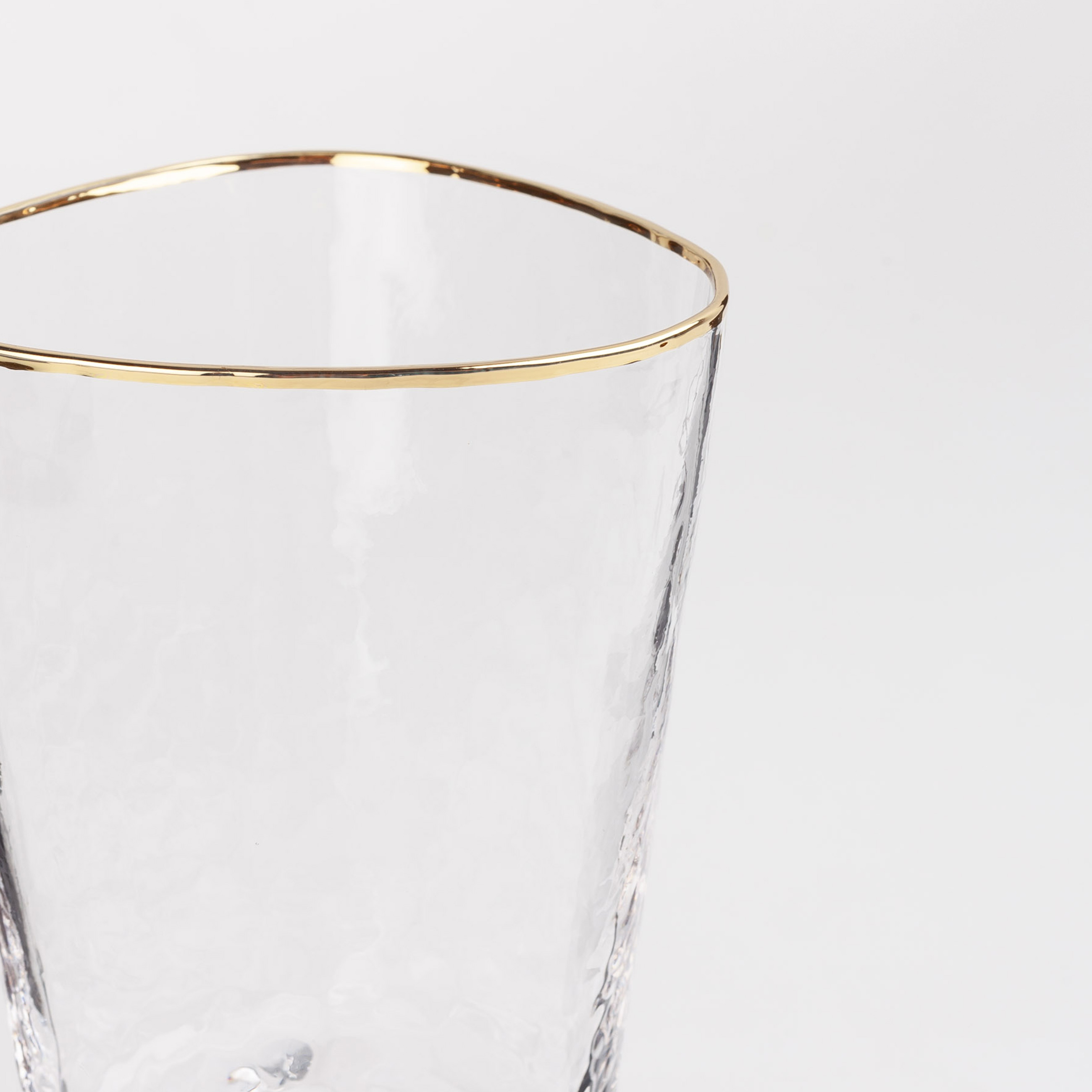 Бокал для вина, 300 мл, 2 шт, стекло, с золотистым кантом, Triangle Gold изображение № 5
