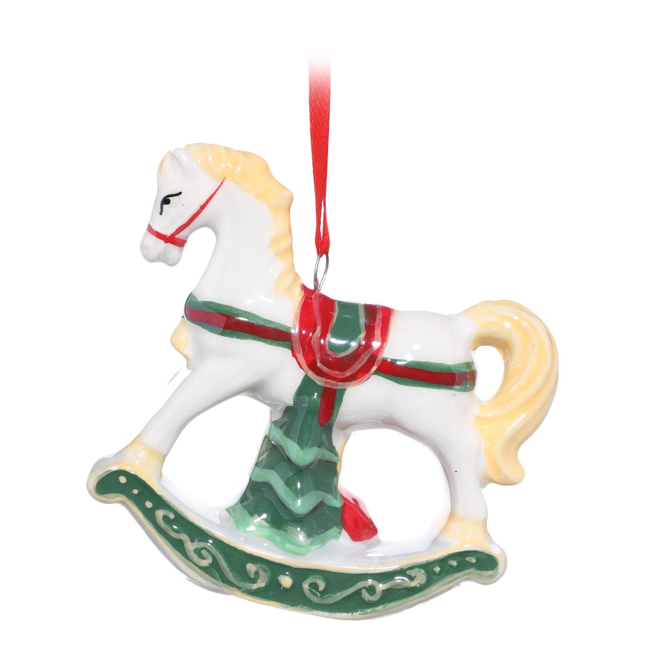 Игрушка елочная, 8 см, керамика, перламутр, Лошадь с подарками, Christmas glaze
Игрушка елочная, 8 см, керамика, перламутр, Лошадь с подарками, Christmas glaze