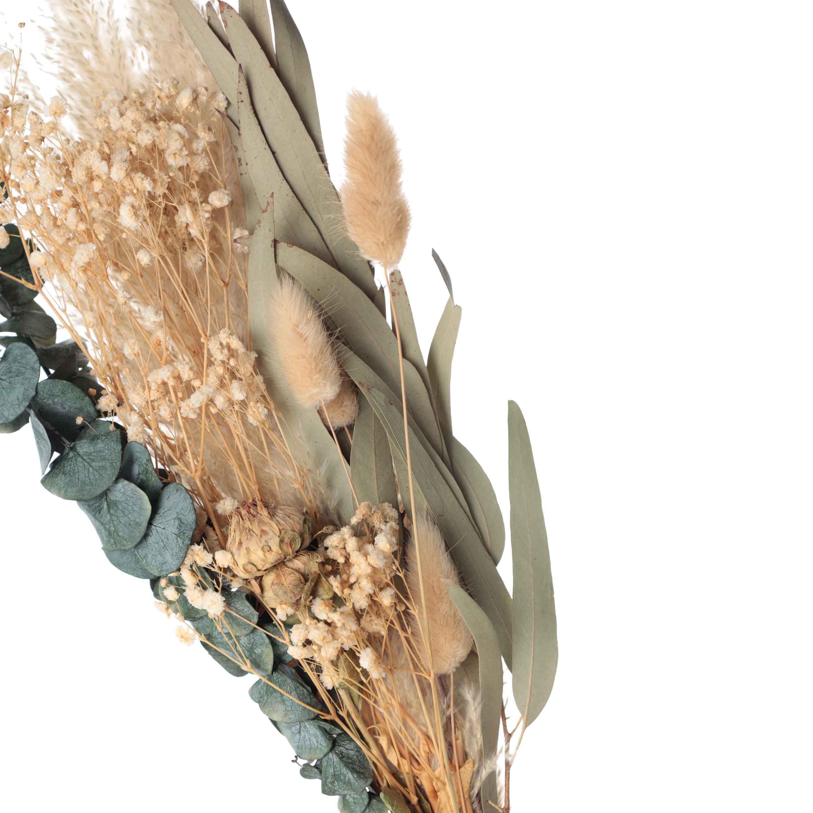Букет декоративный, 42 см, сухоцветы, Полевой букет с королевской протеей, Dried flower изображение № 1
