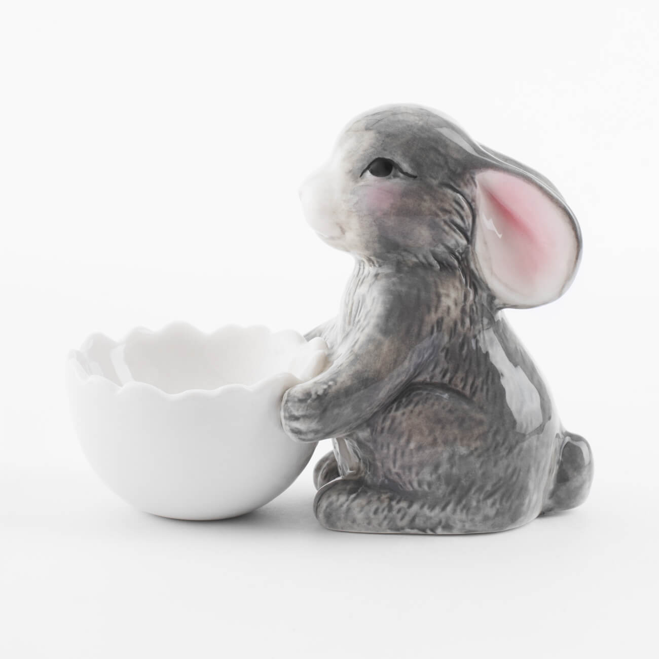 Подставка для яйца, 11 см, фарфор P, бело-серая, Кролик со скорлупой, Pure Easter
Подставка для яйца, 11 см, фарфор P, бело-серая, Кролик со скорлупой, Pure Easter