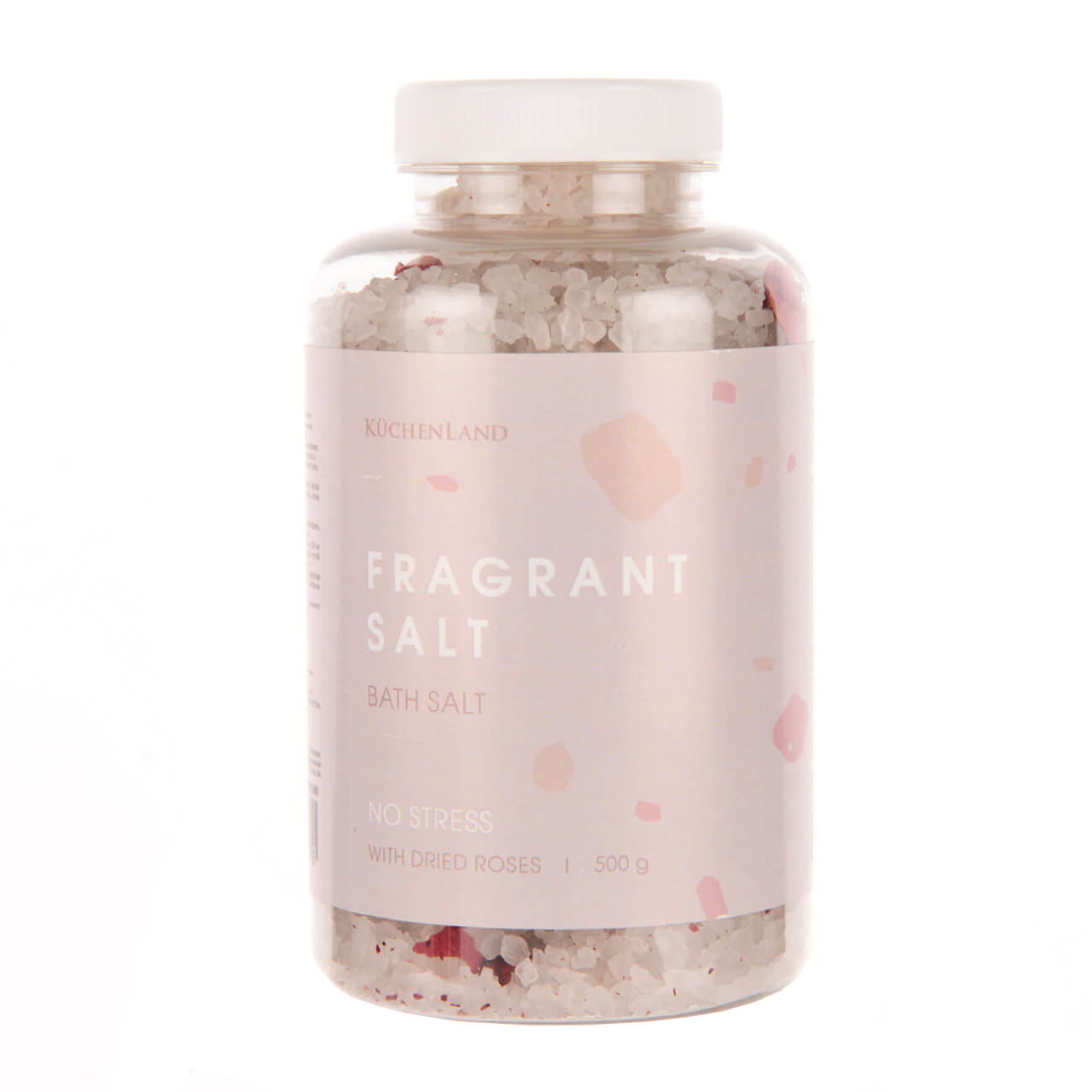 Соль для ванны, 500 гр, питательная, с сухоцветами роз, Роза, Антистресс, Fragrant salt изображение № 1