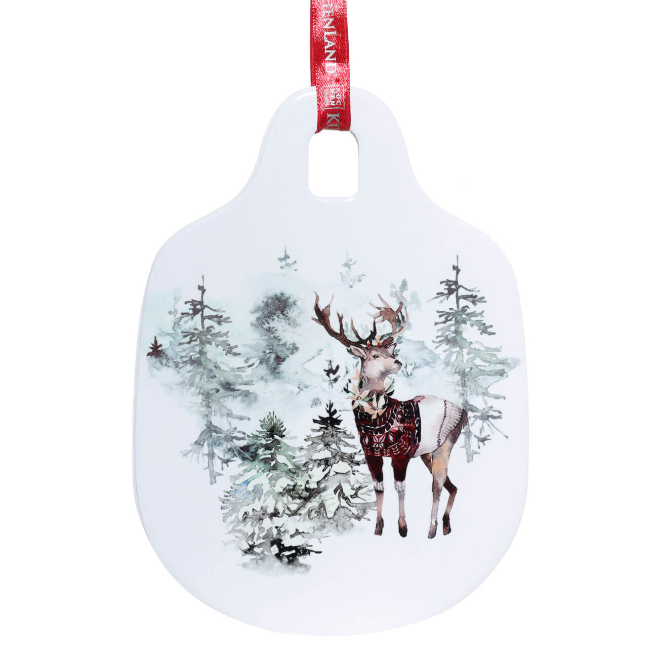 Подставка под горячее, 15x21 см, керамика/пробка, Олень в зимнем лесу, Woodland story
Подставка под горячее, 15x21 см, керамика/пробка, Олень в зимнем лесу, Woodland story
