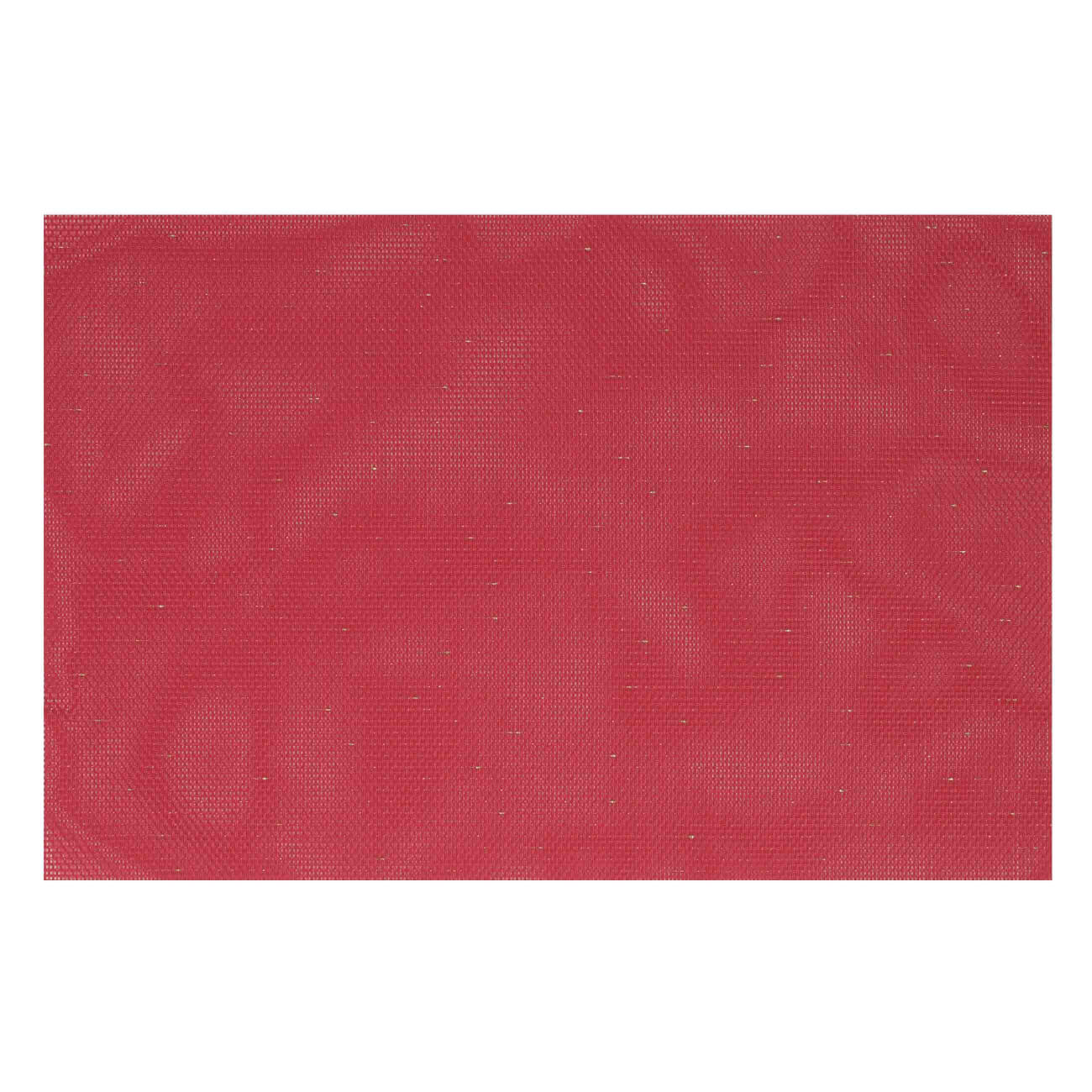 Салфетка под приборы, 30х45 см, ПВХ/полиэстер, прямоугольная, красная, Solid изображение № 1
