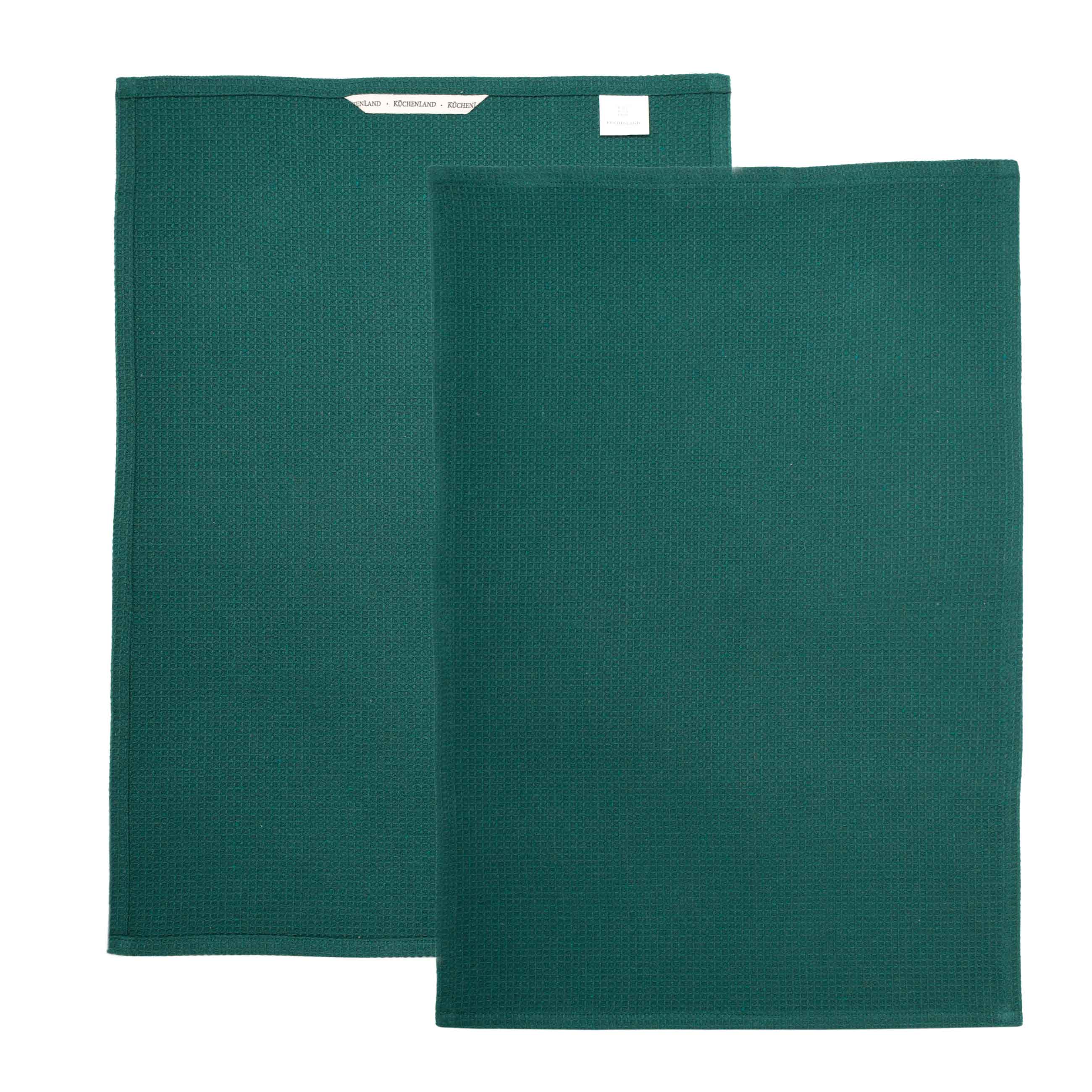 Полотенце кухонное, 40x60 см, 2 шт, хлопок, зеленое/красно-черное, Christmas classic изображение № 3