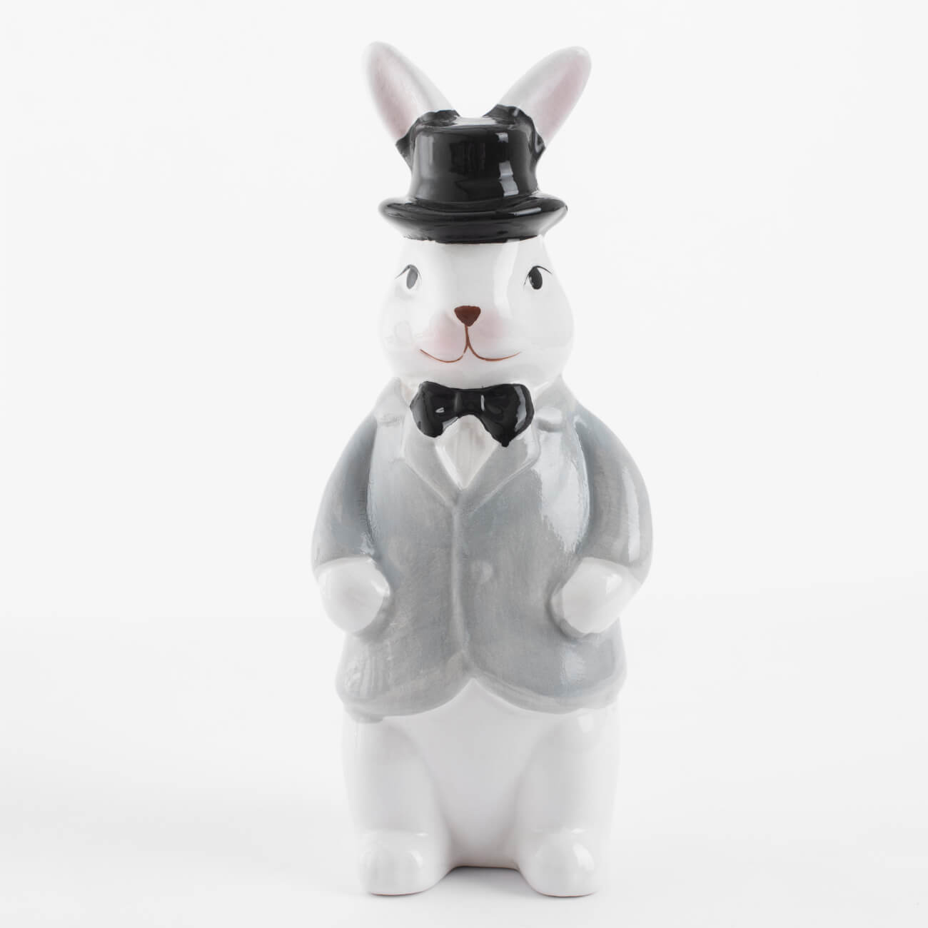 Статуэтка, 22 см, керамика, Кролик в костюме и шляпе, Easter blooming изображение № 2