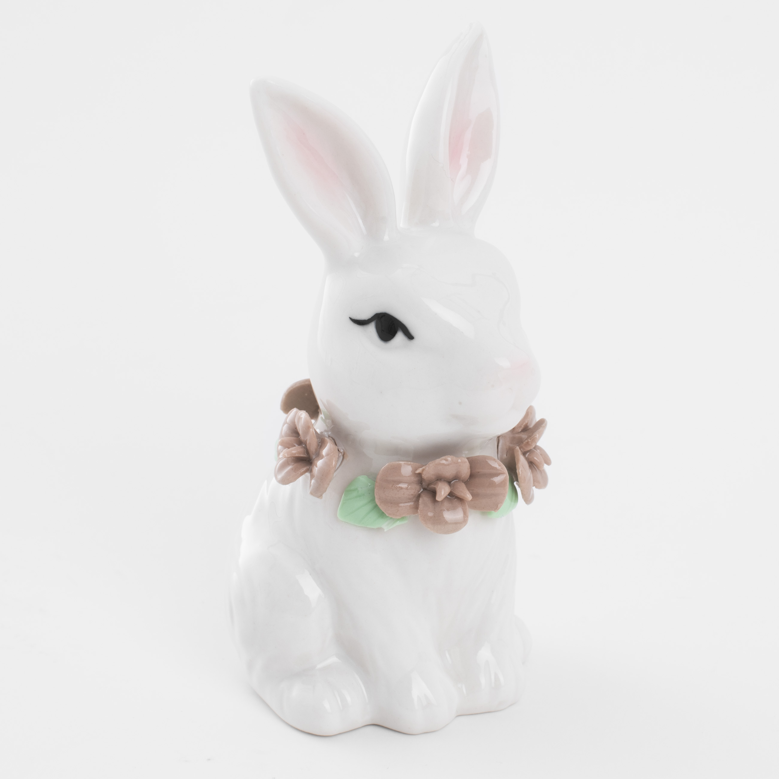 Статуэтка, 12 см, фарфор P, белая, Кролик в цветах, Easter blooming изображение № 5