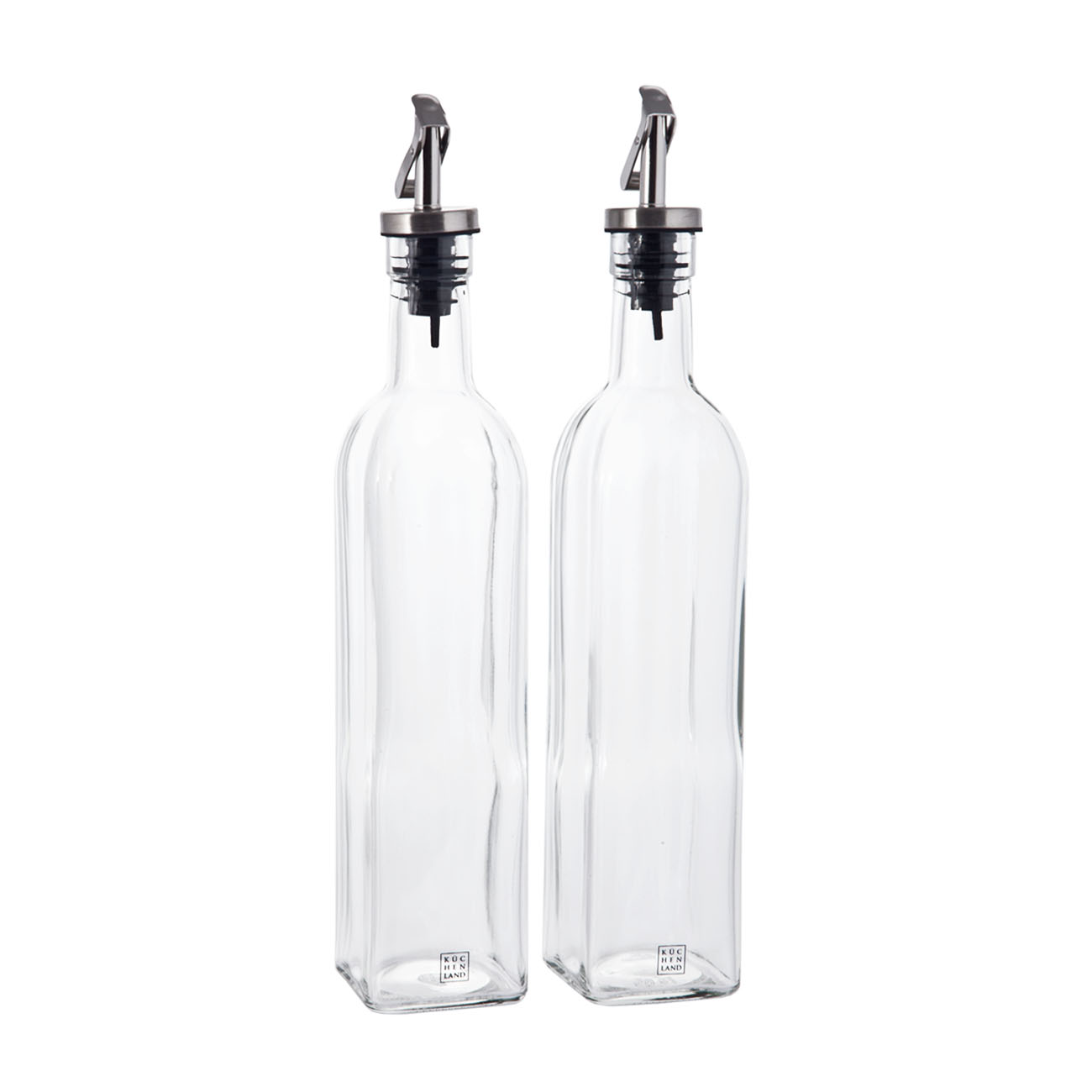 Бутылка для масла и уксуса, 500 мл, 2 шт, стекло/металл, Comfort изображение № 2