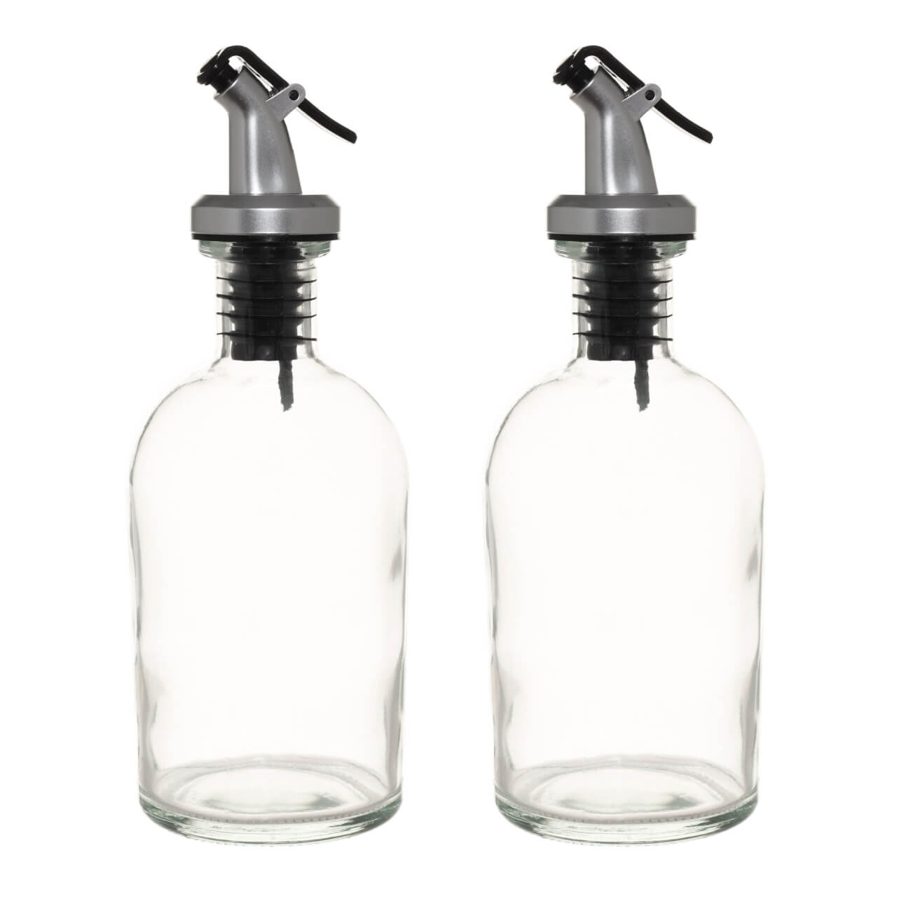 Бутылка для масла и уксуса, 240 мл, 2 шт, стекло/пластик, Clear изображение № 1