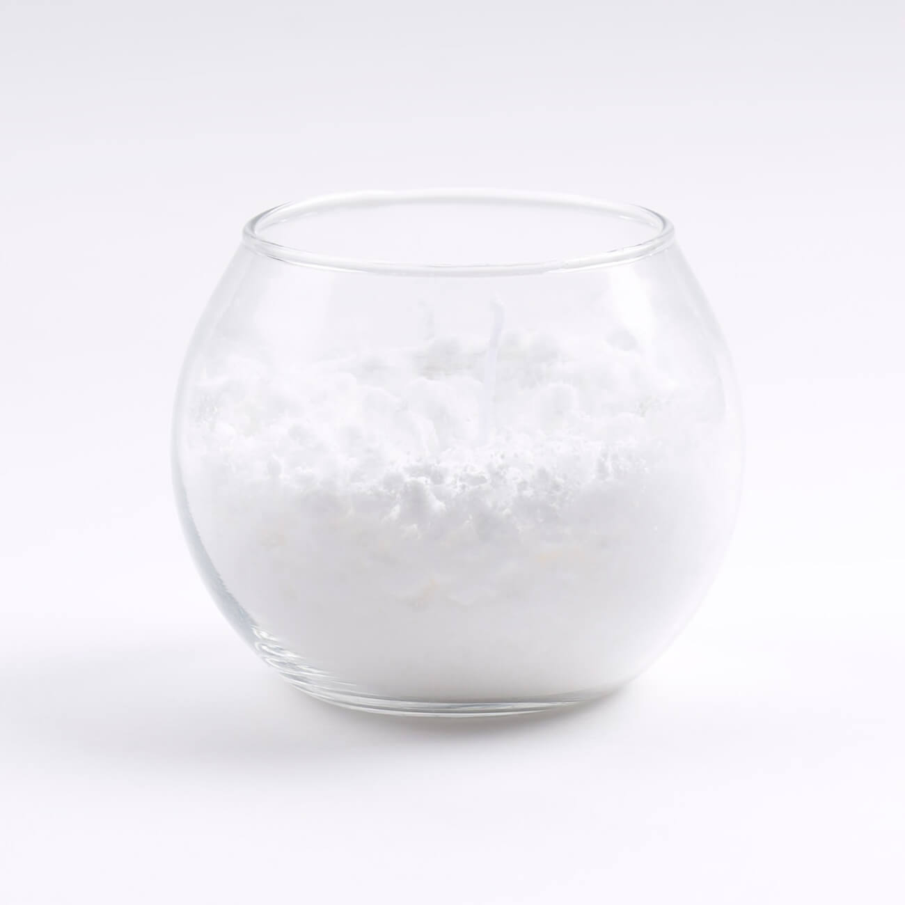 Свеча, 11 см, насыпная, в подсвечнике, Luxury white изображение № 1