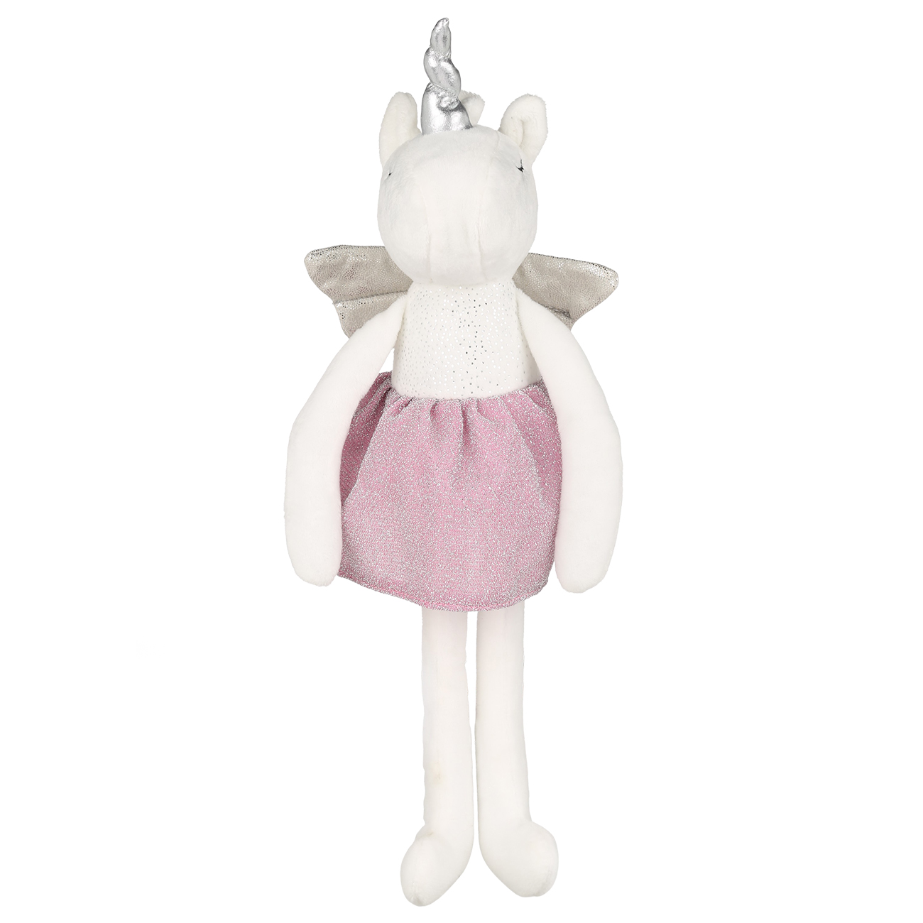 Игрушка, 37 см, мягкая, полиэстер, белая, Единорог в розовой юбке, Unicorn
Игрушка, 37 см, мягкая, полиэстер, белая, Единорог в розовой юбке, Unicorn