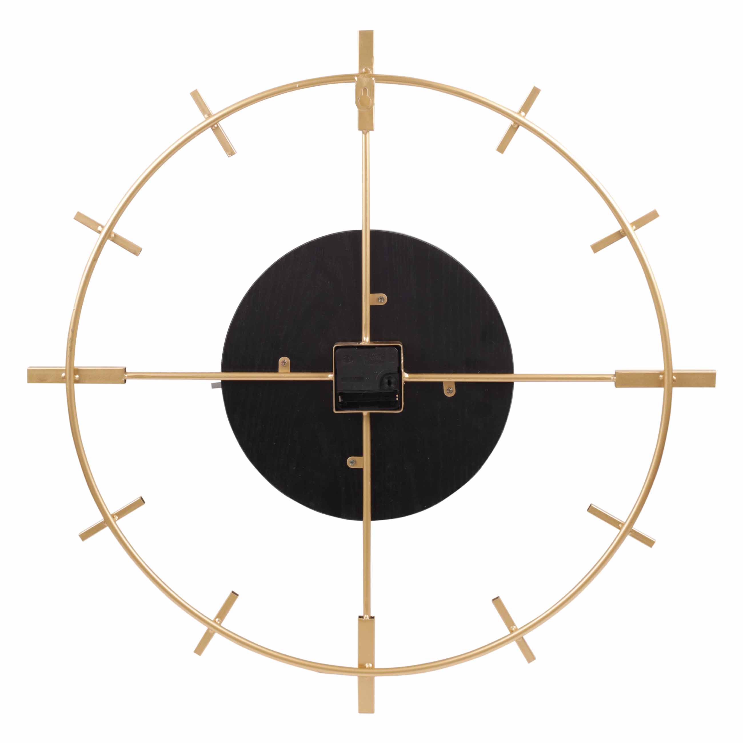 Часы настенные, 61 см, металл/дерево, круглые, черно-золотистые, Штурвал, Discovery изображение № 2