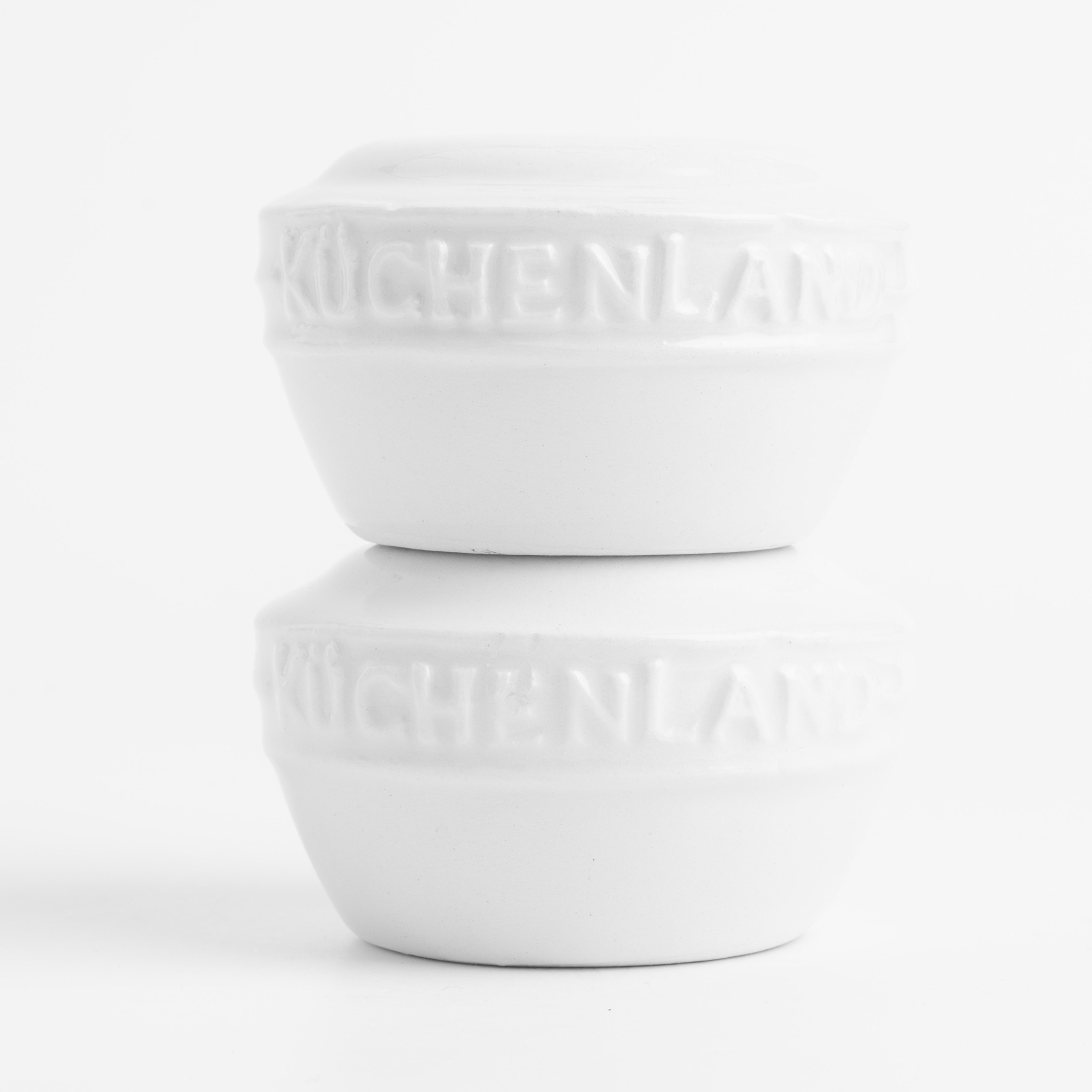 Набор для соли и перца, 3 см, керамика, белый, Ceramo изображение № 4