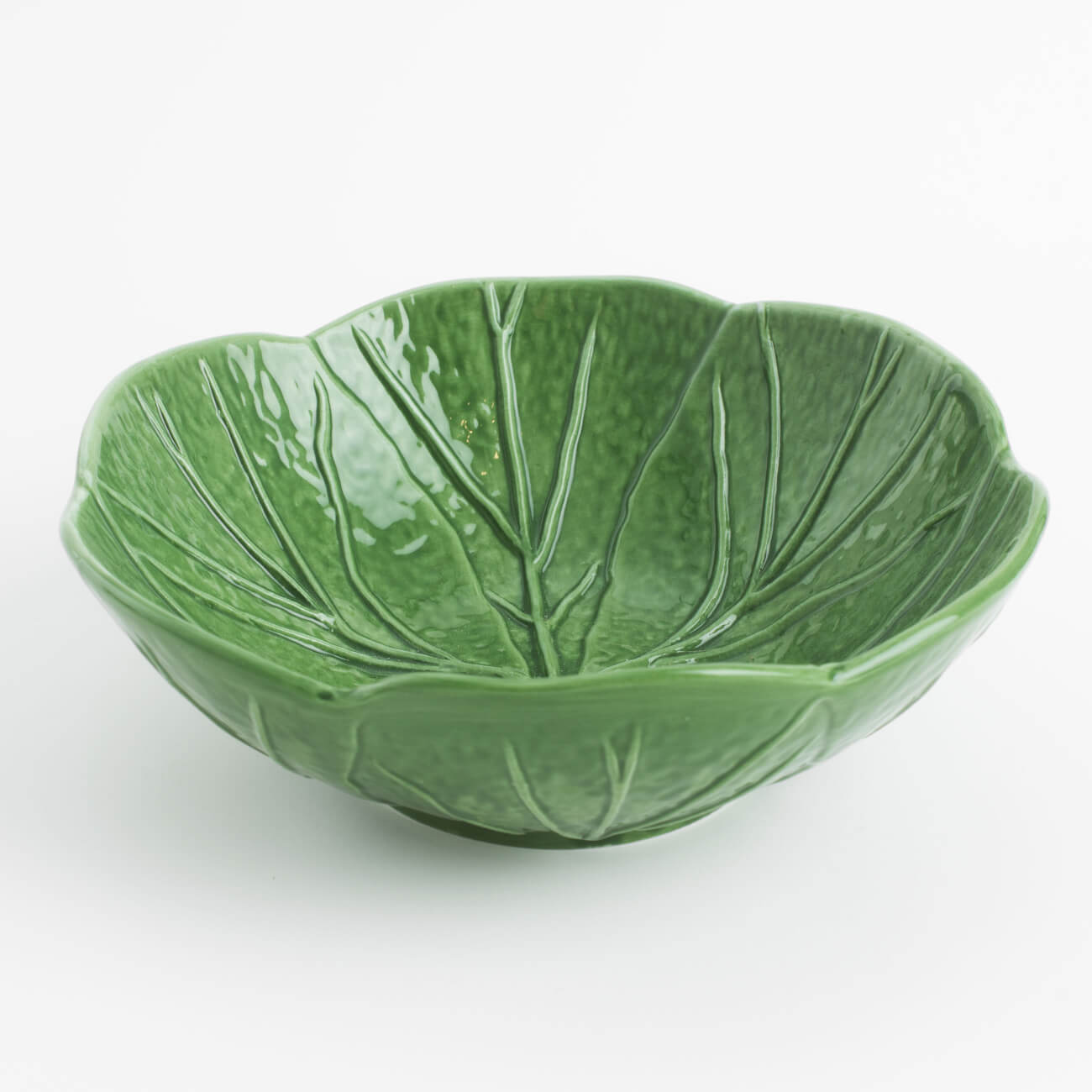 Салатник, 15х5 см, 350 мл, фарфор N, зеленый, Капуста, Cabbage изображение № 1