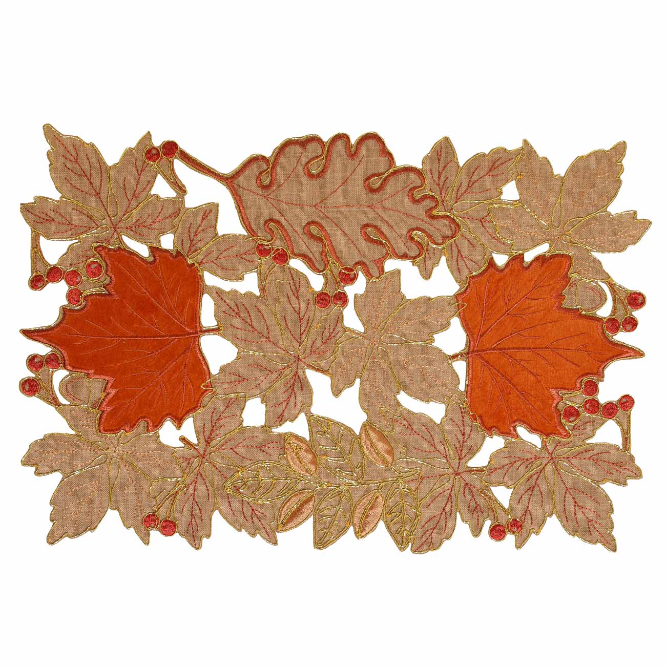 Салфетка под приборы, 30х45 см, полиэстер, прямоугольная, Осенние листья, Autumn bright
Салфетка под приборы, 30х45 см, полиэстер, прямоугольная, Осенние листья, Autumn bright