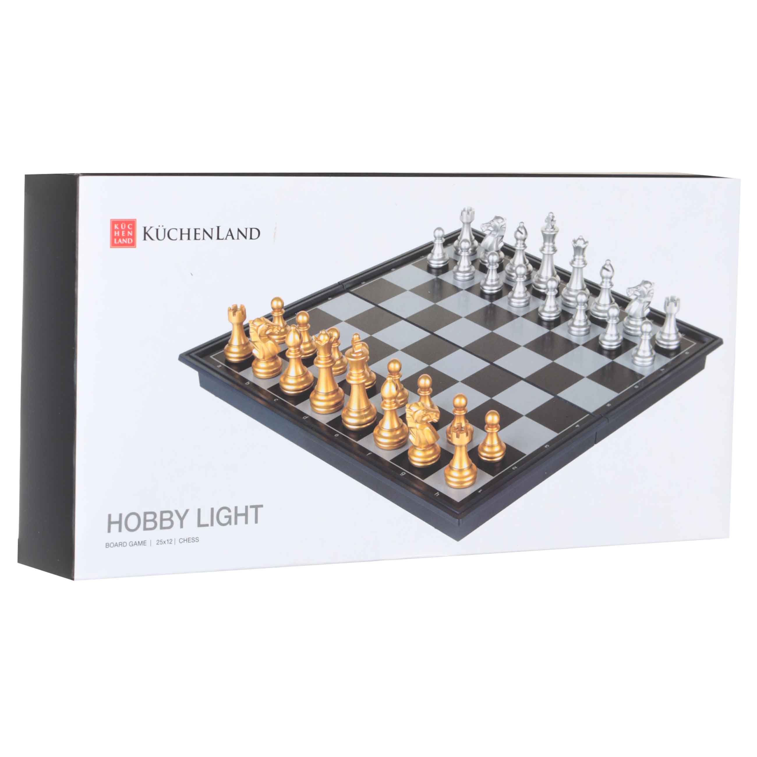 Игра настольная, 25х12 см, шахматы дорожные, пластик, Hobby light изображение № 6