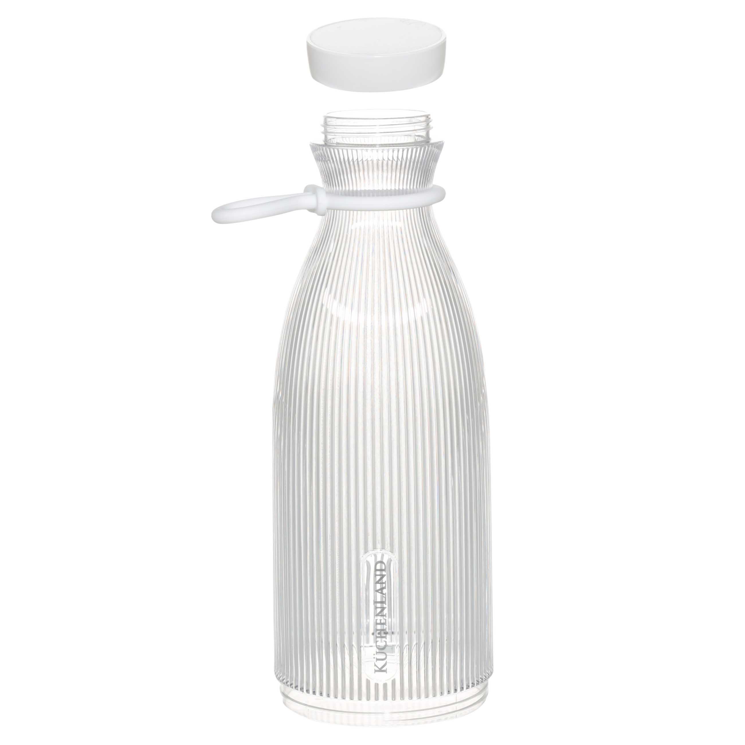 Блендер персональный, 300 мл, портативный, пластик, белый, Бутылка, Ribby изображение № 2