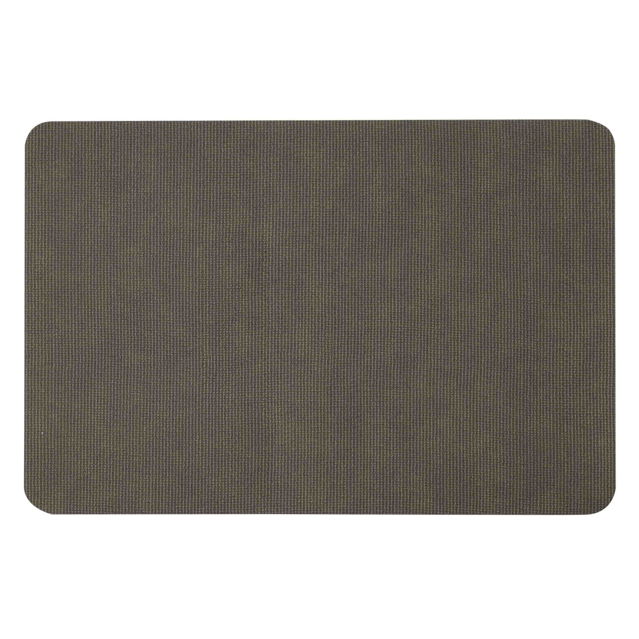 Салфетка под приборы, 30х45 см, ПВХ, прямоугольная, темно-зеленая, Полосы, Rock изображение № 1