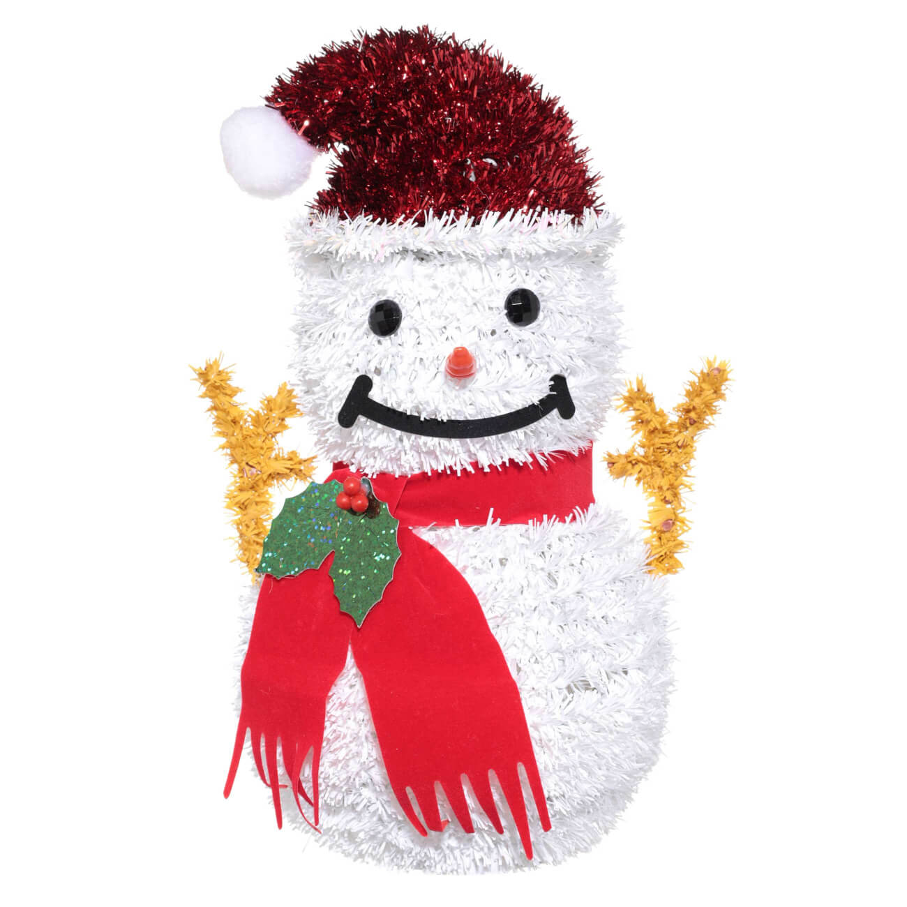 Статуэтка, 26 см, мишура/пластик, бело-красная, Снеговик в шапке, Tinsel christmas
Статуэтка, 26 см, мишура/пластик, бело-красная, Снеговик в шапке, Tinsel christmas