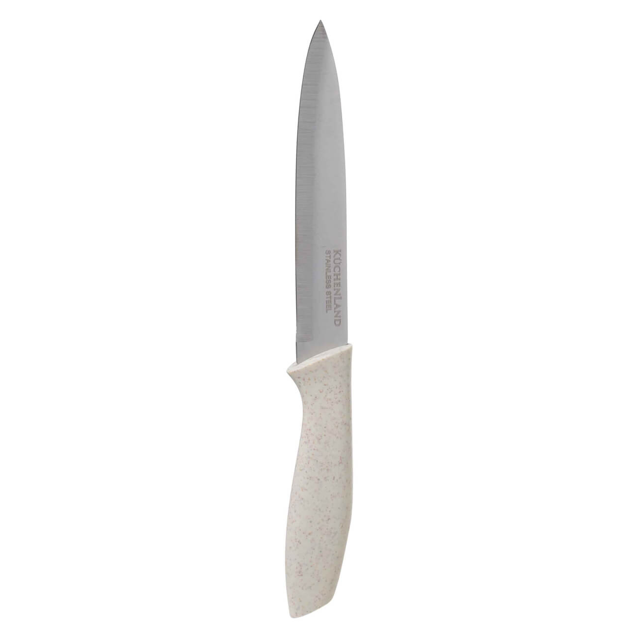 Нож для нарезки, 13 см, сталь/пластик, молочный, Speck-light изображение № 1