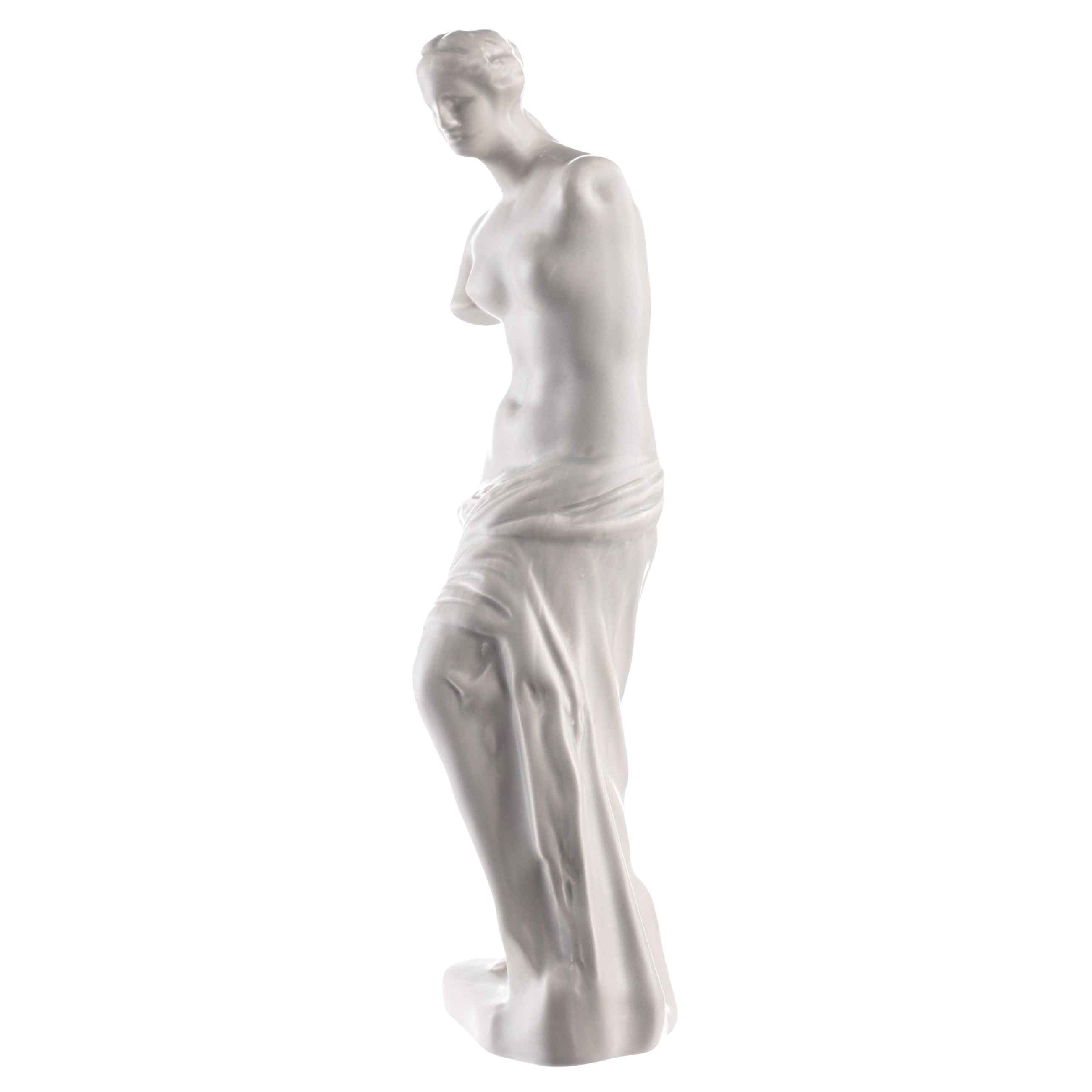 Статуэтка, 26 см, керамика, бежево-серая, Венера, Venus