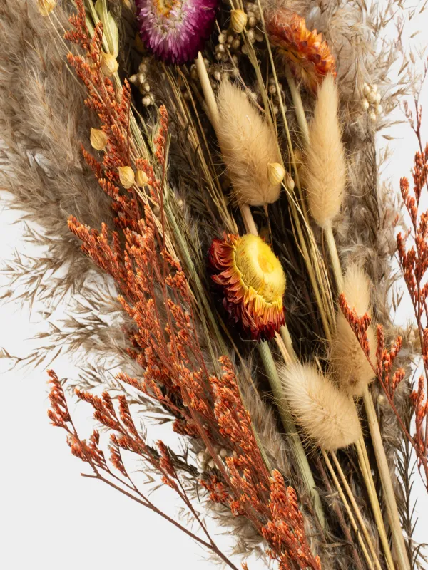 Букет декоративный, 60 см, Разнотравье, Dried flower, image-3
