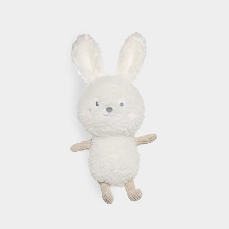 Игрушка, 25 см, мягкая, букле, бежевая, Зайка, Rabbit