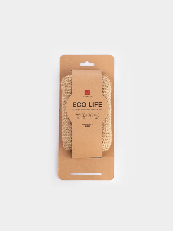 Мочалка-губка для тела, Eco life, image-5