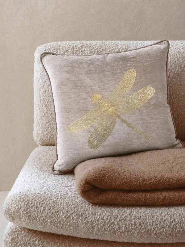 Подушка декоративная, 45х45 см, Стрекоза, Dragonfly, image-2