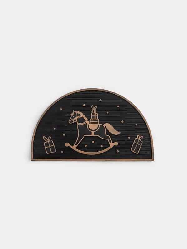 Коврик придверный, 45х75 см, Лошадка-качалка, Home deco, image-0