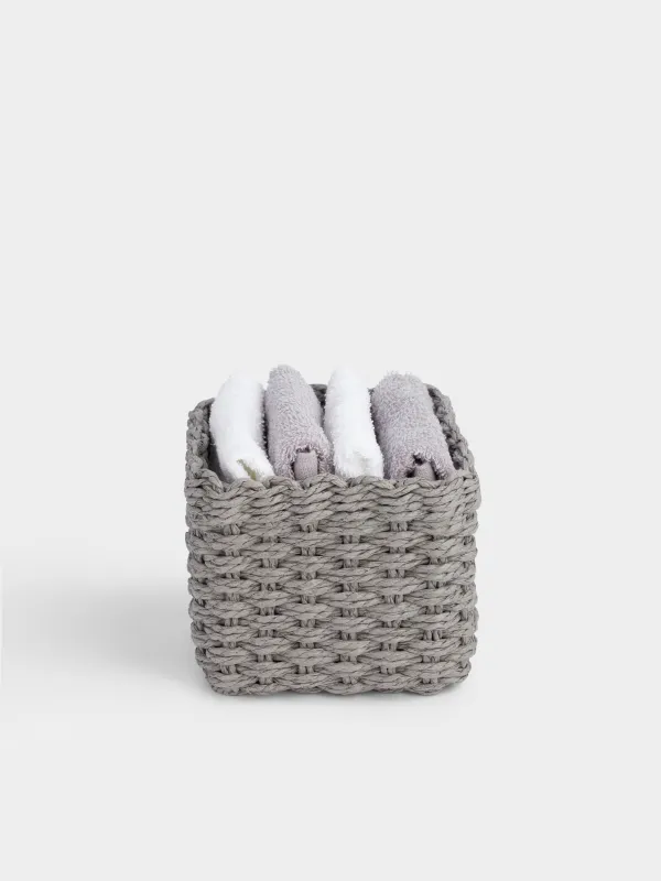 Полотенце, 30х30 см, 4 шт, в корзине, Basket towel, image-1