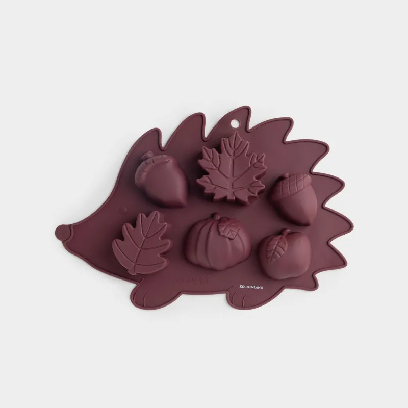 Форма для выпечки кексов, 32х21 см, Еж, Bakery color