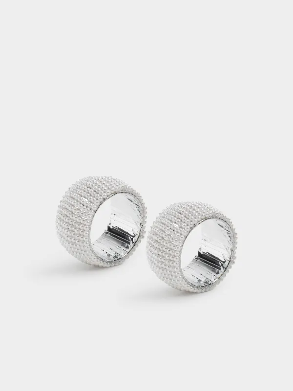 Кольцо для салфеток, 2 шт, Shiny beads, image-0