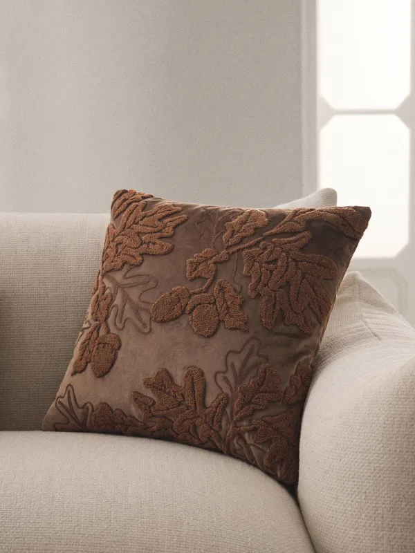 Подушка декоративная, 45х45 см, Желуди, Velvet, image-2