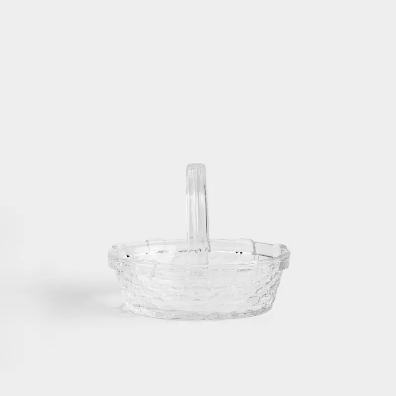 Ваза для фруктов, 17x14 см, Корзина, Clear pattern