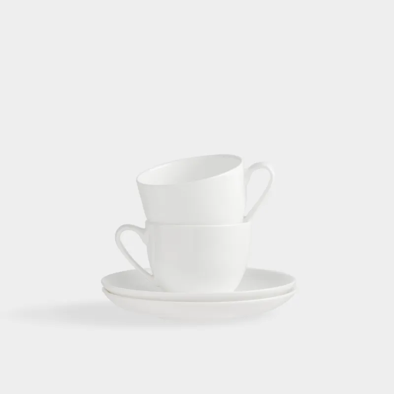 Пара чайная, на 2 персоны, 270 мл, Ideal white