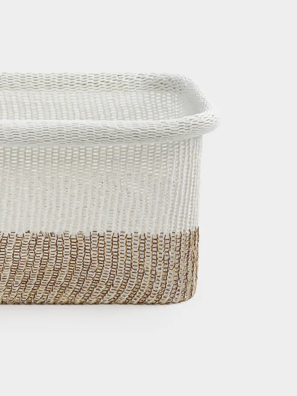 Корзина для хранения, 37х27х18, Crochet, image-1