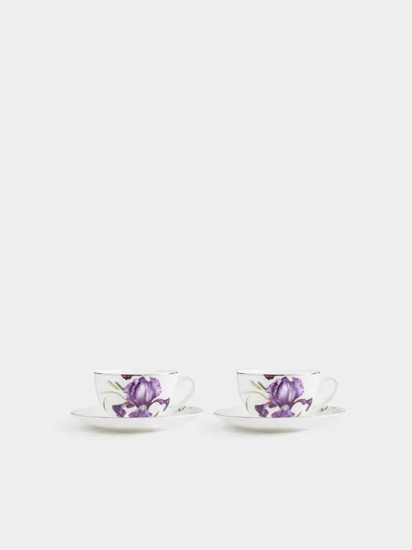 Пара чайная, на 2 персоны, 300 мл, Ирис, Antarctica Flowers, image-3