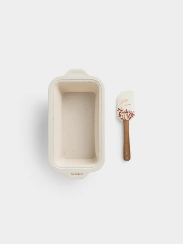 Набор для выпечки, 2 предмета, Bakery speckled, image-0