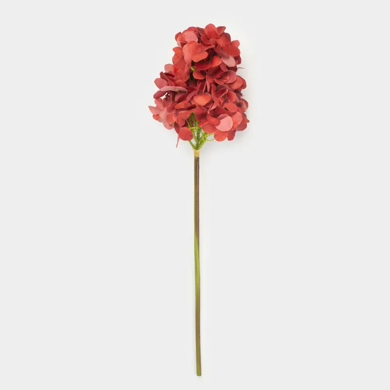 Ветка декоративная, 56 см, Бордовая гортензия, Flower garden