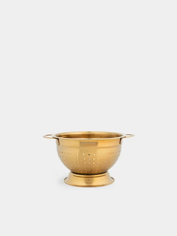 Дуршлаг, 22 см, с ручками, Classic gold, image-0