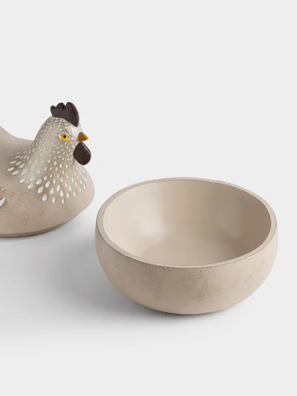 Конфетница, 23х20 см, с крышкой, Курица, Pullet, image-3