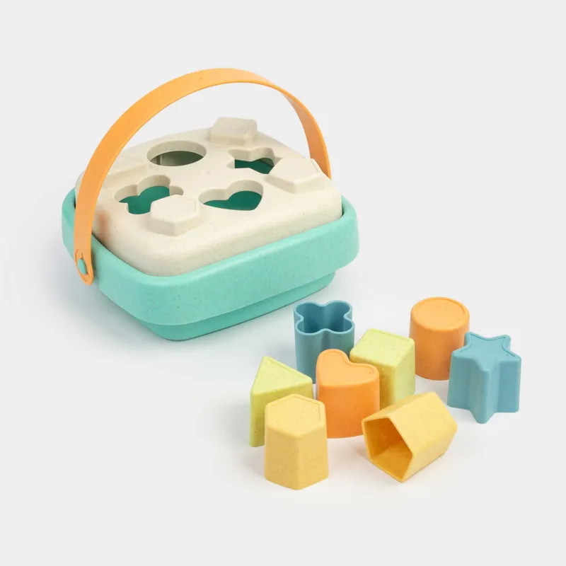 Игрушка-сортер, 17 см, растительное волокно/пластик, Kiddy