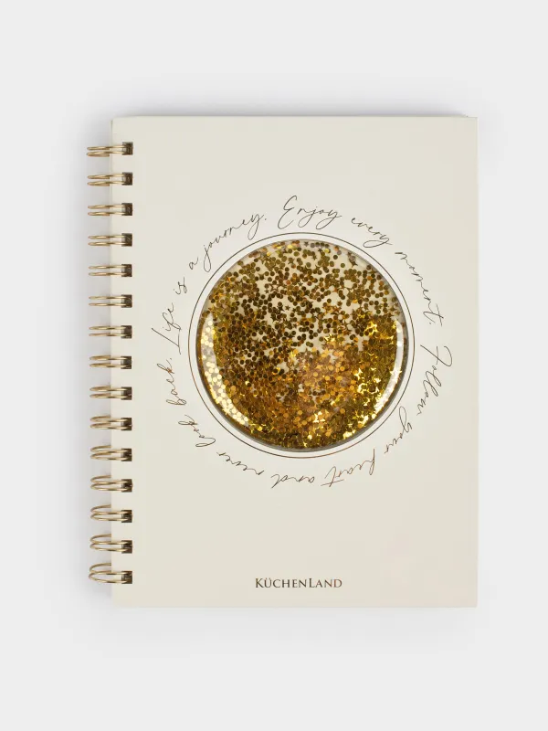 Блокнот, 15х20 см, 70 листов, на кольцах, Stationery, image-0