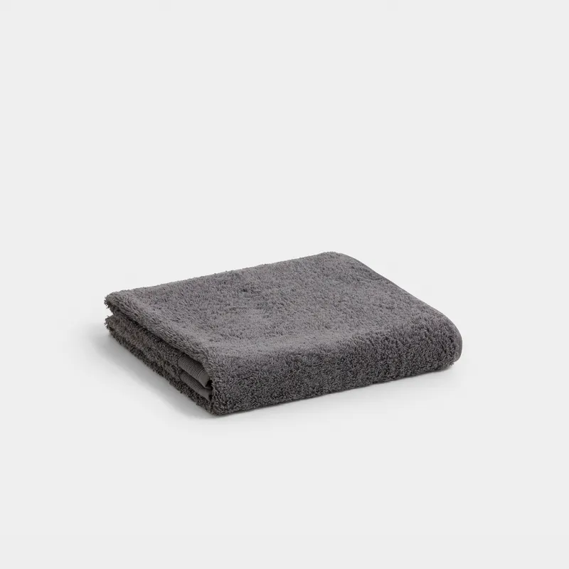 Полотенце, 50х90 см, хлопок, темно-серое, Gentle cotton