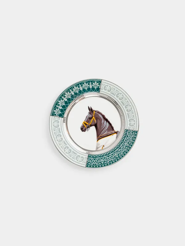 Тарелка закусочная, 21 см, Конь, Breton horse, image-0