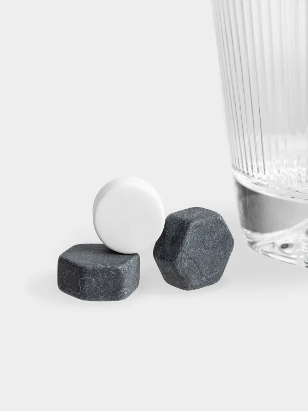 Набор для виски, 4 предмета, стакан/кубики, Bar, image-1