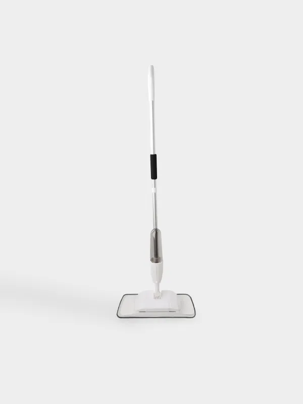 Швабра, с пульверизатором, со сборщиком мусора, трапеция, белая, Mop light, image-0