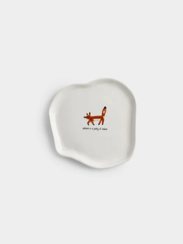 Тарелка закусочная, 20 см, Лиса, Fox, image-0