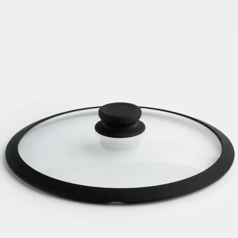 Крышка, 28 см, стекло Т/силикон, Solution accessory