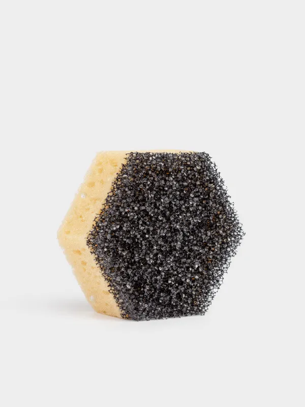 Губка для мытья посуды, 3 шт, Black clean, image-1